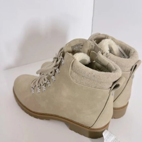 Style & Co Maariah Lace-Up Booties in Light Taupe - Picture 2 of 3